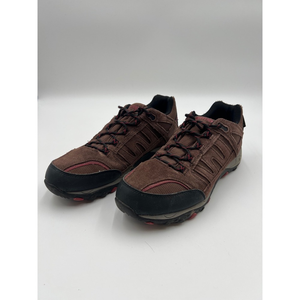Wolverine W20449 Mens 10.5M Brown Leather Waterproof Hiking Shoes Memory Foam